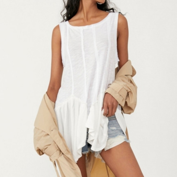 Free People We The Free Love Somebody Tank Ivory S - Picture 6 of 8
